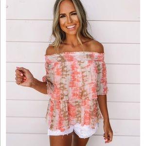 Off the shoulder top